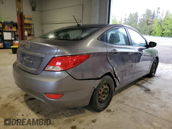 2016 Hyundai Accent SE with VIN KMHCT4AE5GU991927, listed as a Copart auction lot 58216255 with 115,145 mi miles and Clean title. Bid and sale history available at DreamBid. Image 3.