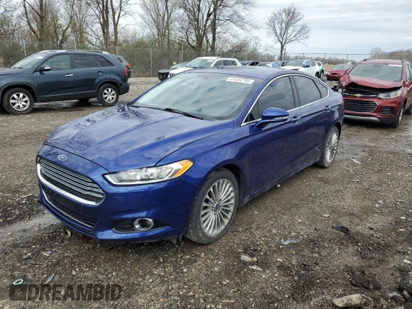 2016 Ford Fusion Titanium with VIN 3FA6P0K93GR135409, listed as a Copart auction lot 51434795 with 111,472 mi miles and Salvage Title. Bid and sale history available at carsss.com. Image 1.