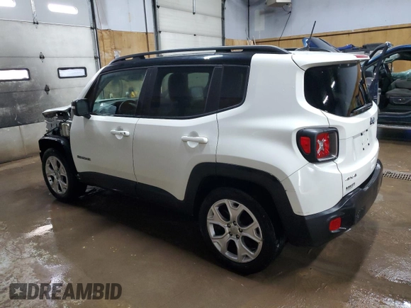 2020 Jeep Renegade Limited with VIN ZACNJBD15LPL42959, listed as a Copart auction lot 52358875 with 78,049 mi miles and Salvage title. Bid and sale history available at DreamBid. Image 2.