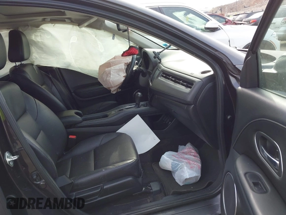 2018 Honda HR-V EX-L with VIN 3CZRU6H7XJM719006, listed as a IAAI auction lot 41333855 with 57,678 mi miles and . Bid and sale history available at carsss.com. Image 5.