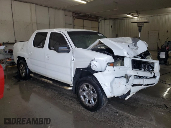 2008 Honda Ridgeline RTX with VIN 2HJYK16328H532180, listed as a Copart auction lot 52427205 with 262,898 mi miles and Salvage Title. Bid and sale history available at carsss.com. Image 4.