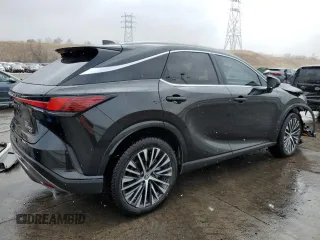 2023 Lexus RX with VIN 2T2BBMCA0PC002504, listed as a Copart auction lot 46194264 with 14,037 mi miles. Bid and sale history available at carsss.com. Image 3.