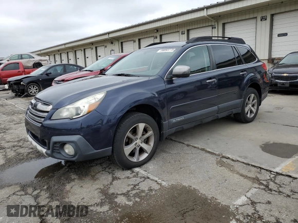 2014 Subaru Outback Limited z VIN 4S4BRCPC9E3267333, wystawiony jako Copart lot #58093775 z przebiegiem 160 405 mil mil oraz Szkoda całkowita • Salvage title. Historia ofert i sprzedaży dostępna na DreamBid. Obrazek 1.
