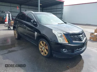2014 Cadillac SRX Performance Collection with VIN 3GYFNCE31ES683465, listed as a IAAI auction lot 42107705 with 117,285 mi miles. Bid and sale history available at carsss.com. Image 1.