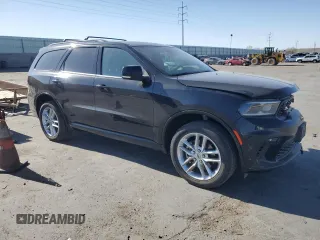 2022 Dodge Durango GT Plus with VIN 1C4RDJDG5NC185208, listed as a Copart auction lot 54416785 with 22,781 mi miles and Salvage title. Bid and sale history available at DreamBid. Image 4.