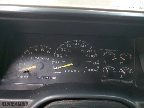 1997 Chevrolet Tahoe with VIN 1GNEK13R5VJ423133, listed as a Copart auction lot 78639274 with 223,514 mi miles and Clean Title. Bid and sale history available at carsss.com. Image 9.