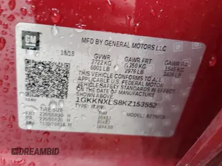 2019 GMC Acadia Denali with VIN 1GKKNXLS8KZ153552, listed as a Copart auction lot 44773145 with 88,505 mi miles and Salvage Title. Bid and sale history available at carsss.com. Image 15.