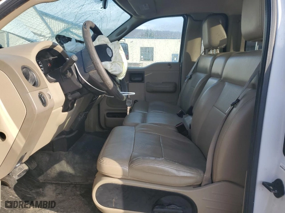 2008 Ford F-150 XL with VIN 1FTRF12WX8KD35022, listed as a Copart auction lot 50843605 with 0 mi miles and Salvage Title. Bid and sale history available at carsss.com. Image 7.