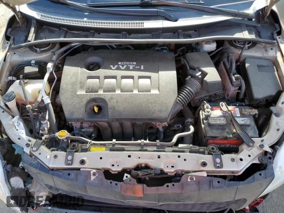 2010 Toyota Corolla with VIN 2T1BU4EE1AC356697, listed as a Copart auction lot 47691325 with 117,306 mi miles and Salvage Title. Bid and sale history available at carsss.com. Image 11.