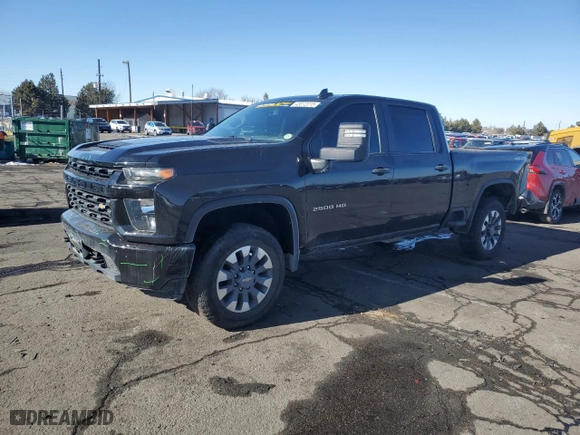 2021 Chevrolet Silverado 2500HD Custom with VIN 1GC4YME71MF229703, listed as a Copart auction lot 43072315 with 74,300 mi miles and Salvage Title. Bid and sale history available at carsss.com. Image 1.