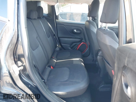2018 Jeep Renegade Trailhawk with VIN ZACCJBCB7JPH63647, listed as a IAAI auction lot 42103197 with 106,383 mi miles and . Bid and sale history available at DreamBid. Image 8.