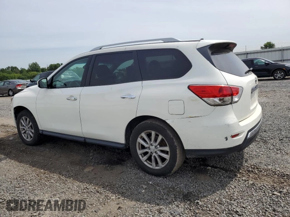 2016 Nissan Pathfinder S with VIN 5N1AR2MN0GC616376, listed as a Copart auction lot 57779555 with 150,896 mi miles and Salvage title. Bid and sale history available at DreamBid. Image 2.