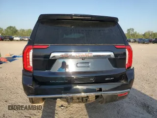 2021 GMC Yukon SLT with VIN 1GKS1BKT8MR388139, listed as a Copart auction lot 52368645 with 59,602 mi miles and Salvage Title. Bid and sale history available at carsss.com. Image 6.