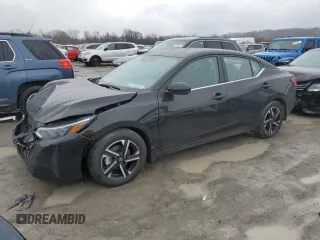 2024 Nissan Sentra SV z VIN 3N1AB8CV5RY284848, wystawiony jako Copart lot #46276824 z przebiegiem 541 mil mil oraz Szkoda całkowita • Salvage title. Historia ofert i sprzedaży dostępna na DreamBid. Obrazek 1.
