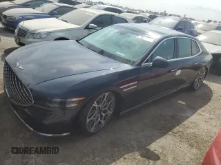 2024 Genesis G90 e-SC with VIN KMTFC4SD3RU042811, listed as a Copart auction lot 76003614 with Not Provided miles and Salvage Title. Bid and sale history available at DreamBid. Image 1.