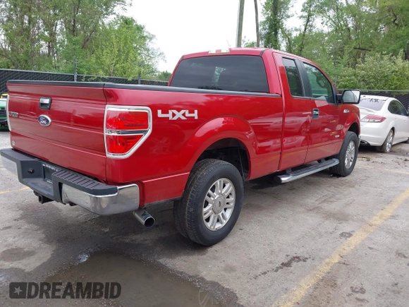 2011 Ford F-150 XL with VIN 1FTFX1ET5BFB10380, listed as a IAAI auction lot 42135853 with 184,791 mi miles. Bid and sale history available at carsss.com. Image 4.
