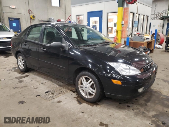 2000 Ford Focus with VIN 1FAHP3430YW406024, listed as a Copart auction lot 86580314 with 99,158 mi miles and Clean title. Bid and sale history available at DreamBid. Image 4.