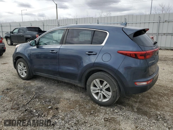 2017 Kia Sportage LX with VIN KNDPM3AC4H7213422, listed as a Copart auction lot 53560945 with 111,822 mi miles and Salvage Title. Bid and sale history available at carsss.com. Image 2.