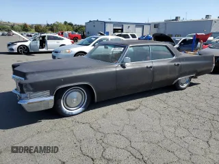 1970 Cadillac DeVille z VIN B0261438, wystawiony jako Copart lot #58417655 z przebiegiem 46 484 mil mil oraz Czysty tytuł • Clean title. Historia ofert i sprzedaży dostępna na DreamBid. Obrazek 1.