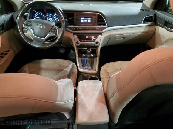 2018 Hyundai Elantra SE z VIN KMHD74LFXJU512214, wystawiony jako Copart lot #50539025 z przebiegiem 76 068 mil mil oraz Szkoda całkowita • Salvage title. Historia ofert i sprzedaży dostępna na DreamBid. Obrazek 8.
