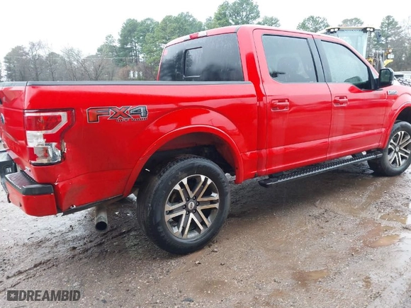2020 Ford F-150 XL with VIN 1FTEW1E4XLKD88997, listed as a IAAI auction lot 41526314 with 165,709 mi miles. Bid and sale history available at carsss.com. Image 4.