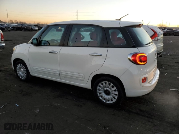 2014 FIAT 500L Pop with VIN ZFBCFAAH5EZ010325, listed as a Copart auction lot 89113515 with 61,869 mi miles and Salvage title. Bid and sale history available at DreamBid. Image 2.