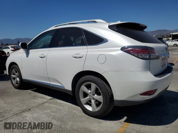 2014 Lexus RX 350 with VIN 2T2ZK1BA9EC140666, listed as a Copart auction lot 62848395 with 103,135 mi miles and Salvage title. Bid and sale history available at DreamBid. Image 2.