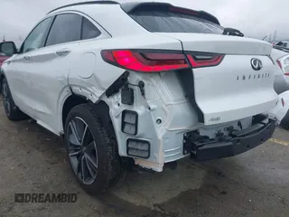 2024 Infiniti QX55 Luxe with VIN 3PCAJ5JR1RF110064, listed as a IAAI auction lot 41562972 with 4,163 mi miles and . Bid and sale history available at DreamBid. Image 6.