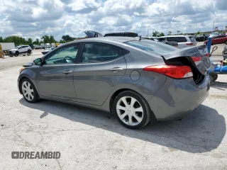2013 Hyundai Elantra GLS with VIN 5NPDH4AE5DH199454, listed as a Copart auction lot 58515715 with 141,717 mi miles and Salvage title. Bid and sale history available at DreamBid. Image 2.