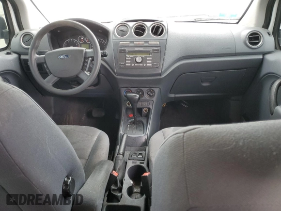 2010 Ford Transit Connect XLT with VIN NM0KS6BNXAT000034, listed as a Copart auction lot 54598985 with 133,444 mi miles and Salvage title. Bid and sale history available at DreamBid. Image 8.
