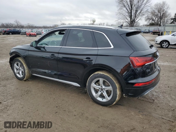 2023 Audi Q5 Premium with VIN WA1ABAFY7P2142288, listed as a Copart auction lot 43472395 with 23,227 mi miles and Salvage title. Bid and sale history available at DreamBid. Image 2.