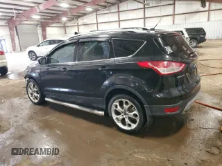 2013 Ford Escape Titanium with VIN 1FMCU9J95DUD63326, listed as a Copart auction lot 54675385 with 76,339 mi miles and Salvage title. Bid and sale history available at DreamBid. Image 2.