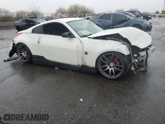 2004 Nissan 350Z Enthusiast with VIN JN1AZ34D94M102763, listed as a Copart auction lot 45170465 with 132,133 mi miles and Salvage Title. Bid and sale history available at DreamBid. Image 4.