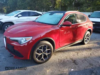 2019 Alfa Romeo Stelvio Ti Lusso z VIN ZASPAKBN0K7C39954, wystawiony jako Copart lot #75512994 z przebiegiem Nie podano mil oraz Szkoda całkowita • Salvage title. Historia ofert i sprzedaży dostępna na DreamBid. Obrazek 1.