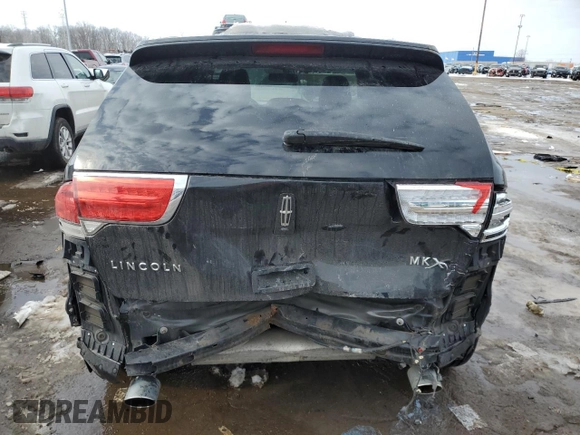 2015 Lincoln MKX with VIN 2LMDJ6JK8FBL33796, listed as a Copart auction lot 46649375 with 172,988 mi miles and Clean Title. Bid and sale history available at carsss.com. Image 6.