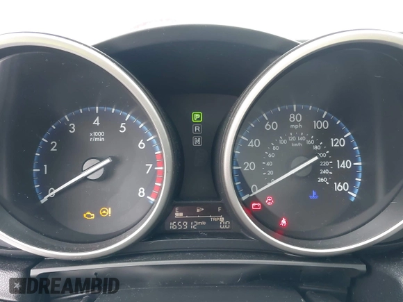 2012 Mazda 3 i Grand Touring with VIN JM1BL1W70C1657521, listed as a IAAI auction lot 41994605 with 165,912 mi miles and . Bid and sale history available at DreamBid. Image 7.
