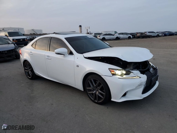 2014 Lexus IS 350 with VIN JTHBE1D24E5012446, listed as a Copart auction lot 84664004 with 117,848 mi miles and Salvage Title. Bid and sale history available at carsss.com. Image 4.