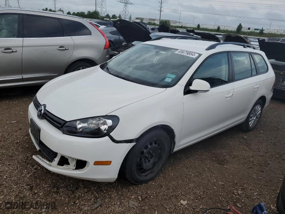 2012 Volkswagen Jetta SportWagen SE with VIN 3VWPX7AJXCM641827, listed as a Copart auction lot 65679854 with 71,591 mi miles and Salvage Title. Bid and sale history available at carsss.com. Image 1.