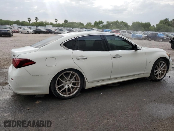 2015 Infiniti Q70 with VIN JN1BY1AP5FM542332, listed as a Copart auction lot 54433615 with 168,473 mi miles and Clean title. Bid and sale history available at DreamBid. Image 3.