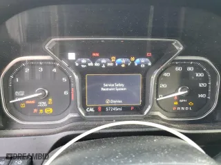2020 GMC Sierra 1500 AT4 with VIN 1GTP9EEL7LZ270850, listed as a Copart auction lot 44613205 with 57,245 mi miles and Salvage Title. Bid and sale history available at carsss.com. Image 9.