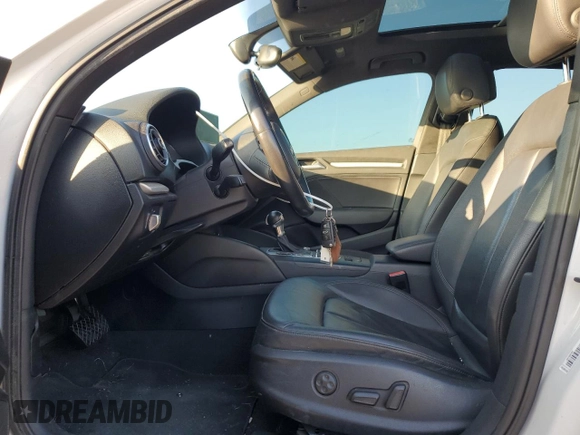 2015 Audi A3 1.8T Premium with VIN WAUACGFFXF1090922, listed as a Copart auction lot 83841984 with 100,801 mi miles and Salvage Title. Bid and sale history available at carsss.com. Image 7.