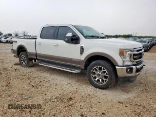 2022 Ford F-250 XL with VIN 1FT8W2BT6NEG01444, listed as a Copart auction lot 62146025 with 81,334 mi miles and Clean title. Bid and sale history available at DreamBid. Image 4.