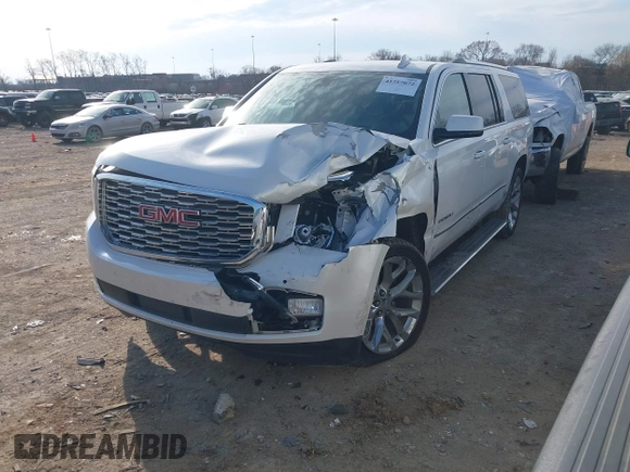2020 GMC Yukon XL Denali with VIN 1GKS1HKJ6LR282854, listed as a IAAI auction lot 41717072 with 56,715 mi miles and . Bid and sale history available at DreamBid. Image 18.