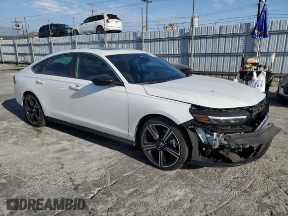 2024 Honda Accord Sport with VIN 1HGCY2F57RA084444, listed as a Copart auction lot 47017905 with 15,808 mi miles and Salvage title. Bid and sale history available at DreamBid. Image 4.