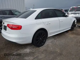 2014 Audi A4 Premium with VIN WAUBFAFL6EA030827, listed as a IAAI auction lot 40898053 with 130,586 mi miles. Bid and sale history available at carsss.com. Image 4.