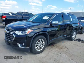 2019 Chevrolet Traverse LT Cloth z VIN 1GNERGKW8KJ138606, wystawiony jako IAAI lot #42224318 z przebiegiem 155 959 mil mil oraz . Historia ofert i sprzedaży dostępna na DreamBid. Obrazek 19.