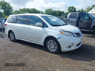 2016 Toyota Sienna XLE with VIN 5TDYK3DC4GS748888, listed as a IAAI auction lot 42605968 with 164,811 mi miles and . Bid and sale history available at DreamBid. Image 1.