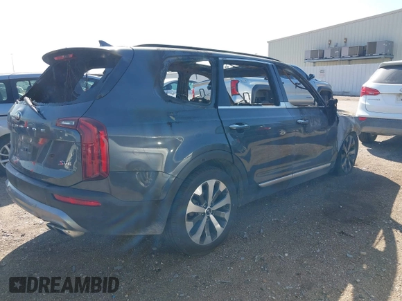 2021 Kia Telluride S with VIN 5XYP6DHC9MG177391, listed as a IAAI auction lot 41858649 with Not provided miles and . Bid and sale history available at DreamBid. Image 4.