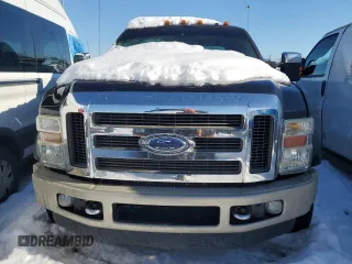 2008 Ford Super Duty F-450 DRW XL with VIN 1FTXW43R08EC23474, listed as a Copart auction lot 85691564 with 129,205 mi miles and Salvage Title. Bid and sale history available at carsss.com. Image 5.