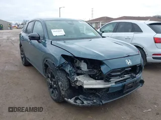 2024 Honda HR-V Sport with VIN 3CZRZ2H59RM757444, listed as a IAAI auction lot 41611611 with 13,605 mi miles. Bid and sale history available at carsss.com. Image 6.
